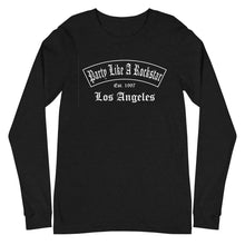 Load image into Gallery viewer, Party Like A Rockstar (Unisex Long Sleeve Tee) By Chosen One
