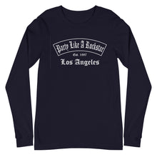 Load image into Gallery viewer, Party Like A Rockstar (Unisex Long Sleeve Tee) By Chosen One
