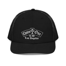 Load image into Gallery viewer, Chosen One ( White Logo Trucker Cap)
